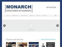 Tablet Screenshot of monarch-us.com